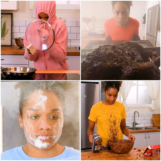 My cooking is so fabulous, even the smoke alarm cheers me on! | Blossom