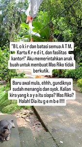 "Kalian ngomongin apa, Pak, Bu?" Bu Ida dan Pak Rejo saling pandang, lalu tidak berani bercerita. Justru itu membuatku makin penasaran. Ada apa sebenarnya yang tidak aku ketahui? Aku masih berdiri mematung di taman belakang. Pak Rejo dan Bu Ida saling pandang, seperti dua orang yang baru saja ketahuan menyimpan b o m waktu. Aku tahu, mereka menyembunyikan sesuatu. Pertanyaannya … apa itu? “Bu, Pak,” suaraku rendah, tetapi din gin. “Kalian barusan ngomongin aku, kan?” Bu Ida buru-buru menunduk, j