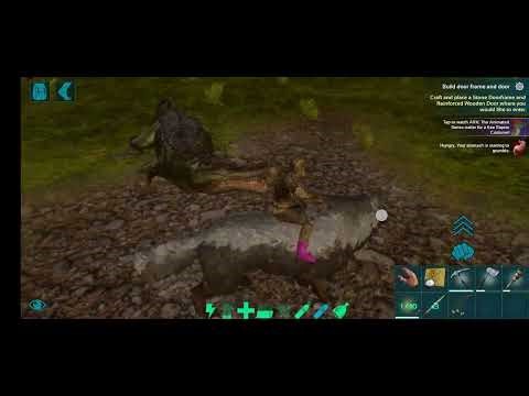 ARK มือถือ EP19 สร้างที่ขี่จระเข้+จับคาโน่