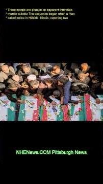 Three people are dead in an apparent interstate murder-suicide. The sequence began when a man called