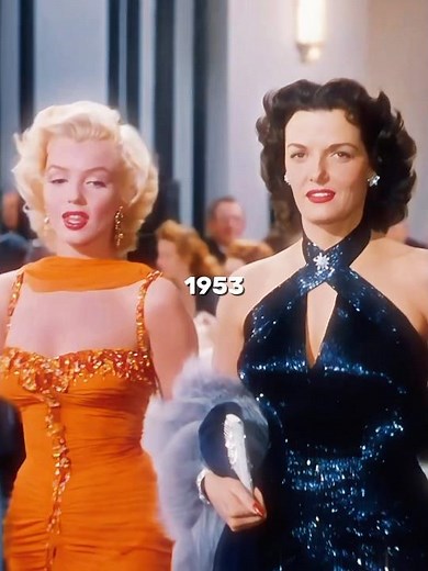 Iconic Duo: Marilyn Monroe and Jane Russell in 1953