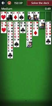 Microsoft Solitaire Collection FreeCell Medium 06.28.2026