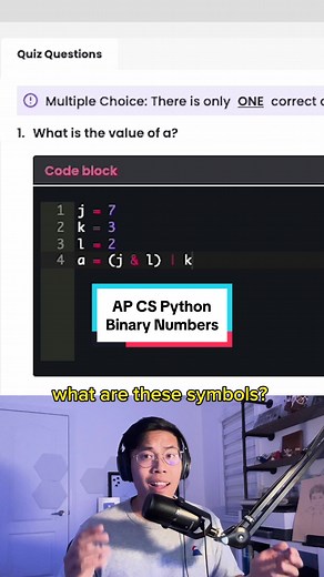 What are these symbols?👀 #computerscience #coding #stem #apcs #python #binarynumbers