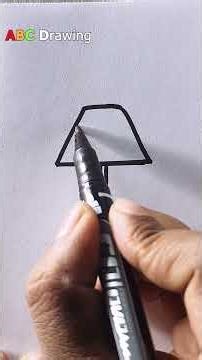 Table Lamp Drawing | Easy Drawing With Marker #art #drawing