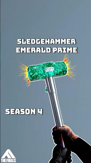 Sledgehammer EMERALD PRIME Skin | THE FINALS Season 4 Emerald Reward