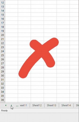 Stop Scrolling Through Excel Tabs! 🛑 Do This Instead. ⚡️ Jump to Any Sheet. #excel #hack