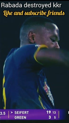 RABADA Destroyed KKR🔥#trending#cricket #viral #shorts
