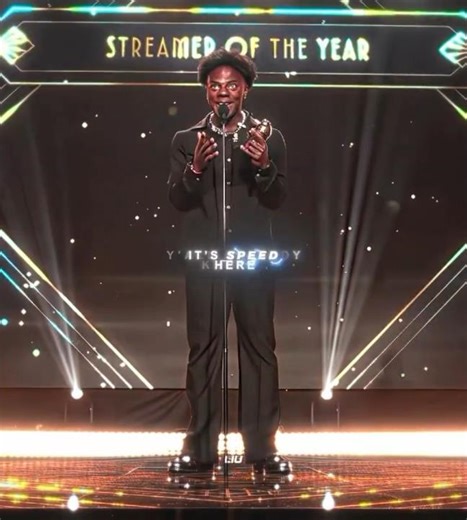 speed won the streamer of the year #ishowspeed
