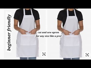 How to cut and sew an apron