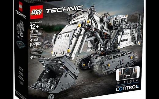 乐高 机械组 42100 利勃海尔R 9800挖掘机 速组评测