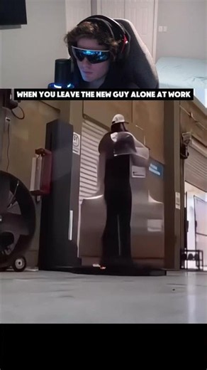 When you leave the new guy alone at work for 10 seconds