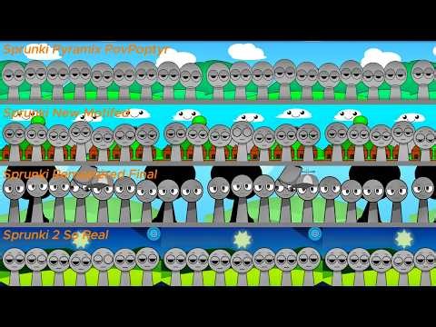 Mix all together characters in Sprunki | Sprunki Pyramix PovPoptyr Ver and Sprunki New Motifed ...