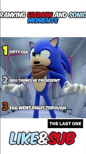 Ranking Sonic Boom Funny Moments 💀 #shorts #sonicboom