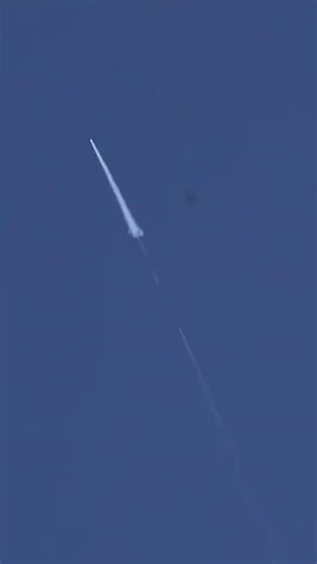 A cool two stage rocket flight at the Bonneville Salt Flats