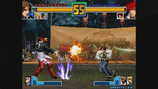 本地双人对战《拳皇2001》全角色演示+单人通关 ACA NEOGEO THE KING OF FIGHTERS 2001 著名格斗游戏。40角色+1到4人编队