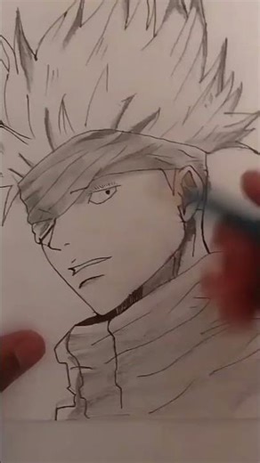 Domain Expansion: Watch me draw Gojo 👁️✨🎨🖌️