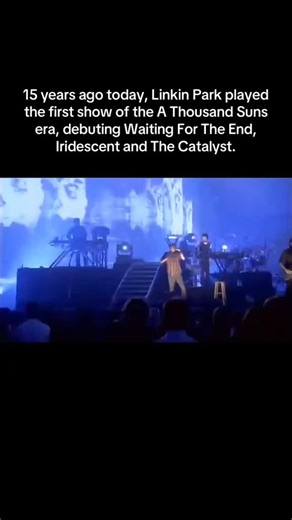 Clark Gondong | 15 years ago. Linkin Park played the first show of the A Thousand Suns era, debuting Waiting For The End, Iridescent and The Catalyst. 🤟🖤 🤍... | Instagram