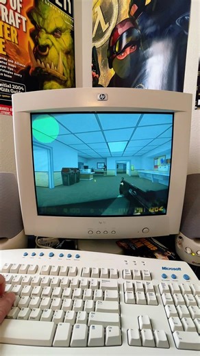 Counter Strike Condition Zero single player campaign gameplay on Office #counterstrike #pcgaming