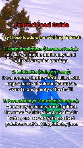 Finland Ultimate Travel Food Guide #finland #traveltips