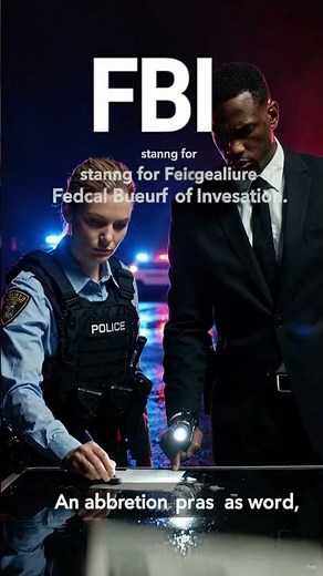 FBI | Meaning, Full Form & Examples Explained