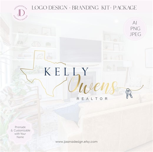 Custom Realtor Map Logo: State Outline, Real Estate Branding (AI/PNG/JPEG) 305 - Etsy