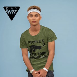 People's Free Food Program T-shirt: Black Panther Party Tee - Etsy