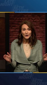 Late Night with Seth Meyers on Instagram: "Is #LNSM writer @DinaGusovsky the only person who cares about new developments in cockroach sex?"