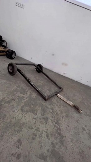 Homemade Pull Behind Mower Trailer Build