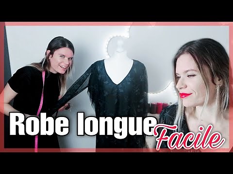 Coudre une robe longue avec la méthode 4 rectangles
