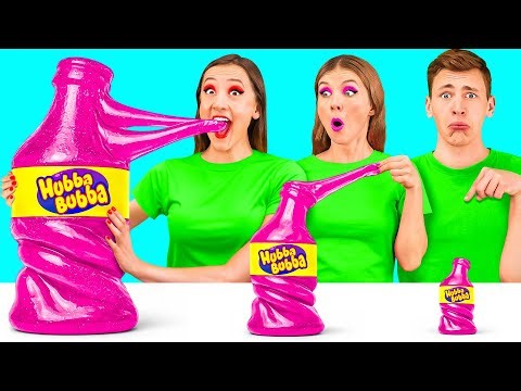 Big, Medium and Small Plate Challenge | Simple Kitchen Recipes by KiKi Challenge
