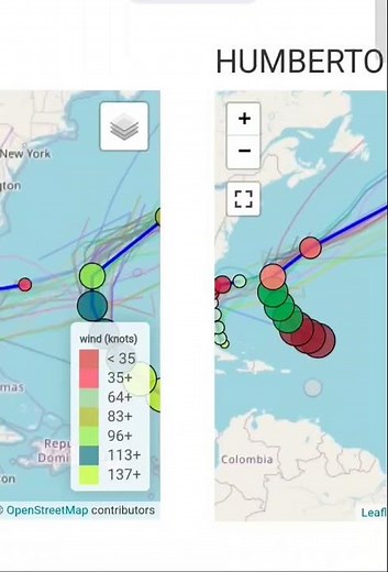 International Hurricane / Cyclone / Typhoon Tracking Map on 28th Sept - Cyclocane.com
