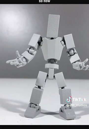 3D Printed Action Figure Transformation