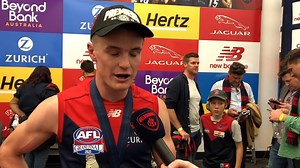 47K views · 4.2K reactions | "It's something really special."  Bayley Fritsch on kicking six goals in the #AFLGF + being a part of Melbourne's 74-point premiership win.  #GiveEmHell | #AFLGF | Melbourne Football Club | Facebook