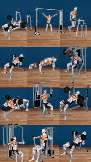 2.7K views · 156 reactions | Chest exercises chart #fblifestyle | Azra Fitness | Facebook