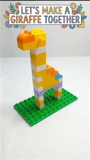 How to build a LEGO Giraffe! 🦒✨ #shorts