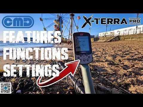 minelab x-terra pro, User guide for metal detecting on beaches & land