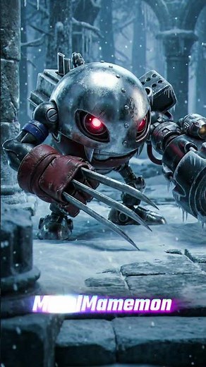 Gabumon to CresGarurumon Evolution #Digimon #DigimonAI #Digivolution