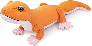 Fat Tail Geckos Lizard Plush - Lifelike 17inch Geckos Lizard Stuffed Animal, Simulation Fat Tail Geckos Plushie, Soft Lizard Animals Toys Model Dolls Gifts for Kids