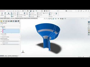 20.Edge flange Hem Swept flange in Solidworks