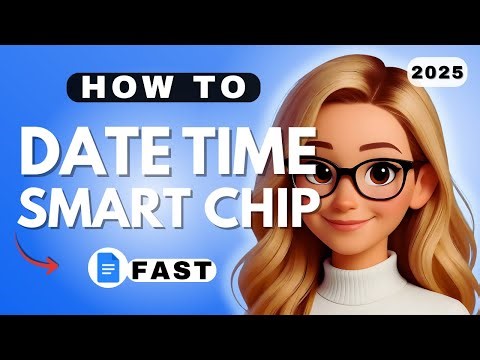 How to Add Date and Time Smart Chip in Google Docs