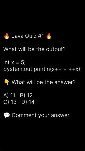 Java Quiz #1 | Can You Solve This? 🤔 #javaforbeginners