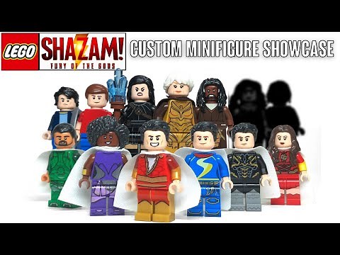 LEGO SHAZAM! Fury of the Gods Custom Minifigure Showcase
