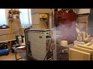 Computer smoking and exploding