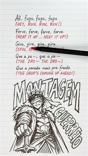 MONTAGEM GUERREIRO ⚔️ Avenxir & SUNJI (Lyrics + English Translation)