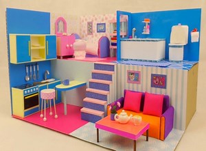 2.3M views · 80K reactions | DIY Miniature Cardboard House | DIY Barbie | Facebook