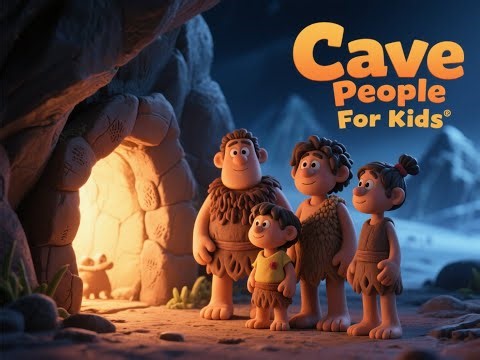 Cave People For Kids | Cave People | Early Humans | Stone Age For Kids | Cave Drawings | Prehistoric