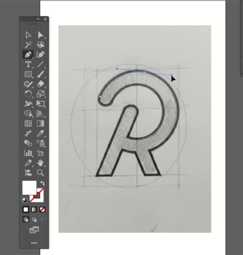 visuals.by.priyanshi on Instagram: "“Logo design tip ✨ Shapes > pen tool (sometimes)” #logodesigntips #logodesigner #adobeillustrator #vectordesign #graphicdesignindia designtricks illustratorart"