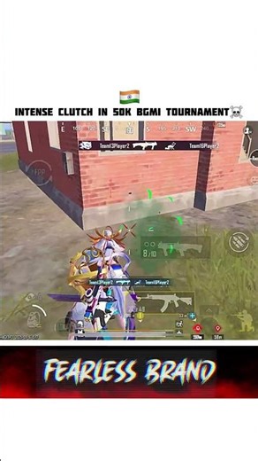 Intense Clutch in 50k BGMI Tournament