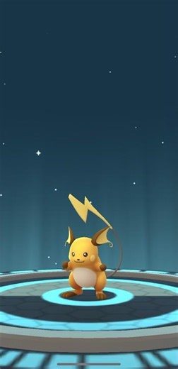 [Pokemon GO] Full Evolution Line of Pikachu into Raichu #tiktokeffects #pikachu #raichu
