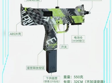 35元的电动下供弹mac10